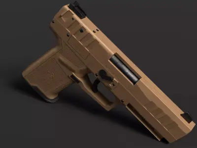 FN Five Seven MK3 - Game Ready Low-poly 3D model