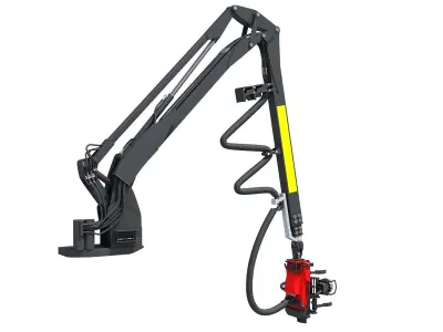 Forestry Crane 3D model