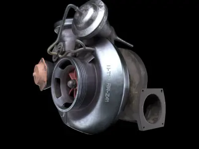 TURBO KIT 3D model