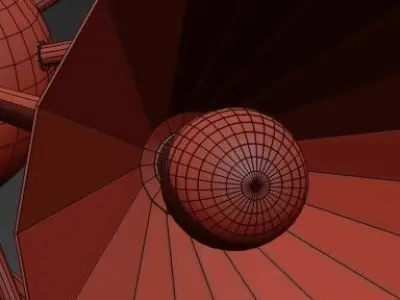 Stilnovo Multi color chandelier 3D model