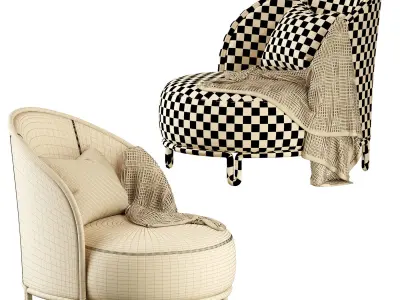  Clan Milano 2019 PIPE Poltrona 3D model