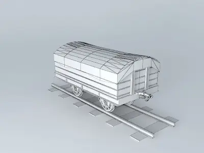 Eco Rail N/Gauge S-R Covered Old Steam Days Free 3D model