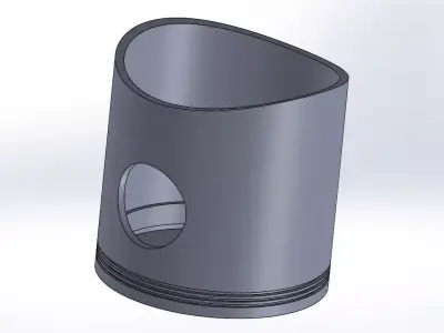piston design 3D model by bubercreative