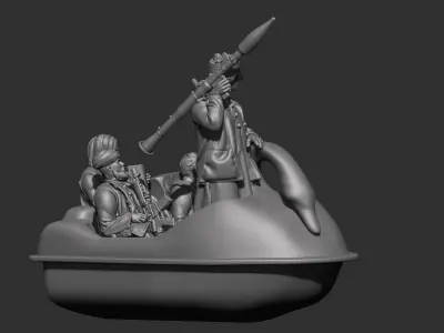 Eastern warrior 3D print model purchase