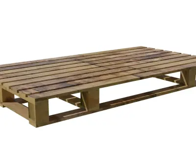 Pallet Low-poly 3D model buy