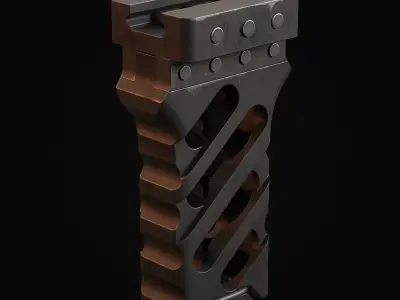 Foregrip Low-poly 3D model