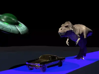 Mustang Trex Free 3D model
