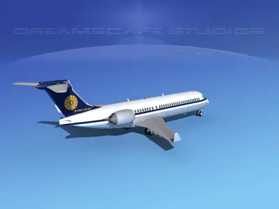 Comac ARJ21-700 Myanmar Airlines 3D model