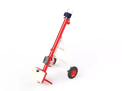 WG 4010 - STL Screw conveyor 2m 3D model