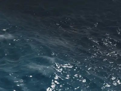 sea ocean aniamtion river lake water 3D model