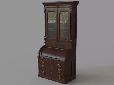 Antique Hutch 3D model