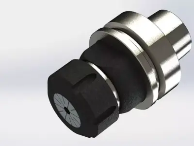 Tekna tool holder HSK 63 Free 3D model