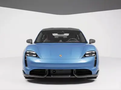 Porsche Taycan Turbo GT with Weissach Package Low-poly 3D model