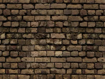 Old Brick Wall PBR Texture