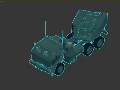 3D model of a military vehicle 3D model