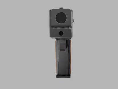 MID POLY GUN MODEL Low-poly 3D model