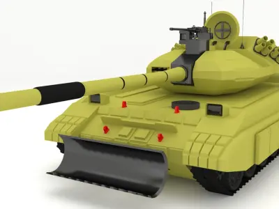Tank model tiger 3D model