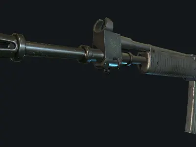 Beretta Ar70 PBR  Low-poly 3D model