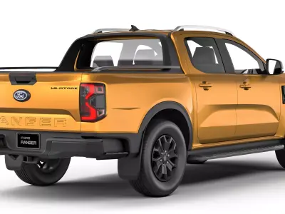 Ranger Wildtrak 2023 3D model purchase