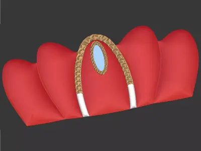3D STL Model Bed Headboard Relief Free 3D print model