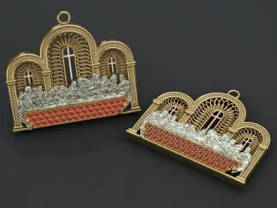 Last Supper 3D print model