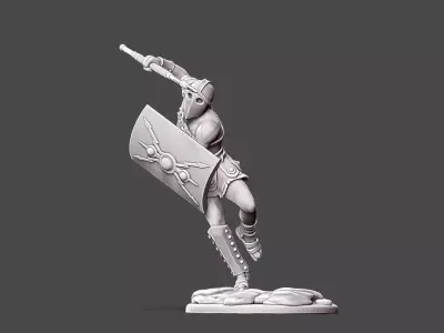 gladiator - 35mm scale 3D print model