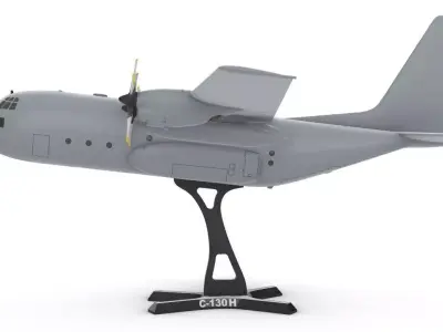 C-130H Hercules  3D print model