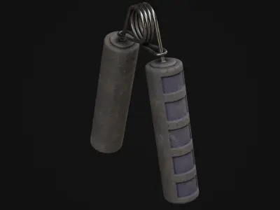 Hand Grip Strenghtener Low-poly 3D model