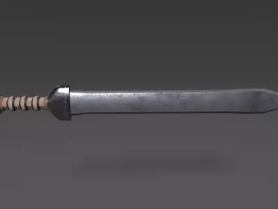 Sword Gladius Low-poly 3D model