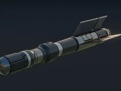 Missile Asset Pack 3D model