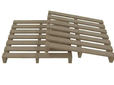 WoodPalletV-03 wooden pallets Low-poly 3D model