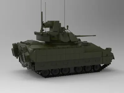 BMP Bradley Fighting Vehicle 3D model by tanks