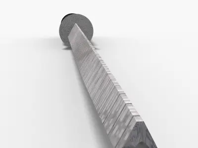 Hand file three sides 3D model