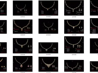 necklace  53  bulk  3dm files ready to print  part 06 3D print model