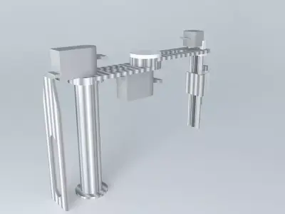 SCARA Robot con animacion Free 3D model