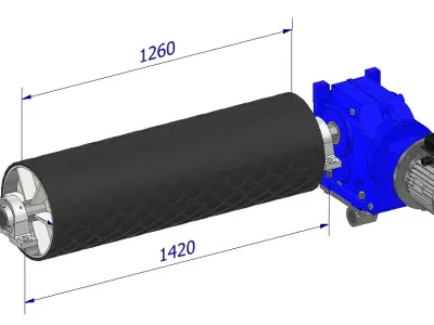 Drive drum 3D model