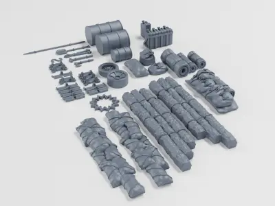 Stowage for Sherman Tanks 3D print model