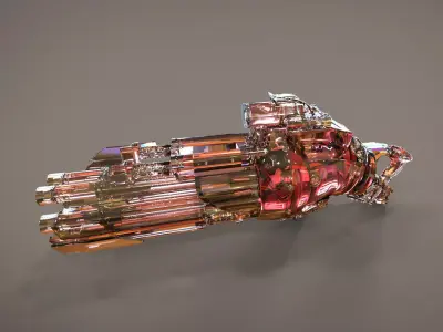 Scifi Rifle 3D model purchase
