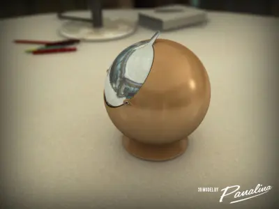 Smokny Ball Ashtray 1970 3D model