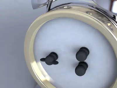 Alarm clock 3D model 7