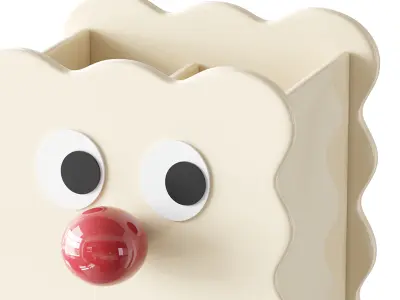 Creative Cute Pen Holder 3D model