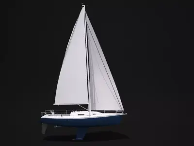Sailboat 3D model