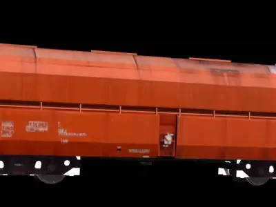 24V freight car model 3D model