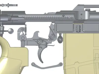 Barrett REC7 3D model