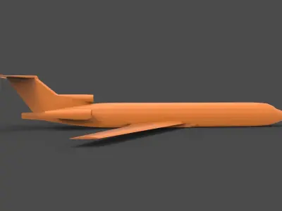 Boeing 727 3D print model