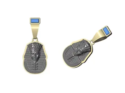 Egyptian Antique Jewellery Pendant 3D print model