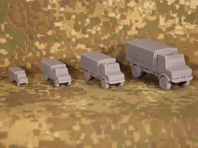 Mercedes-Benz Unimog  3D print model