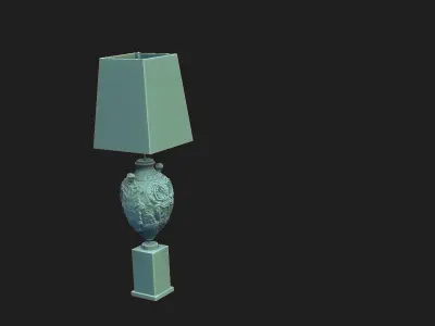 floorlamp Low-poly 3D model