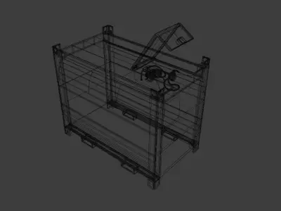 Fuelproof 3000GT Fuel Tank Low-poly 3D model