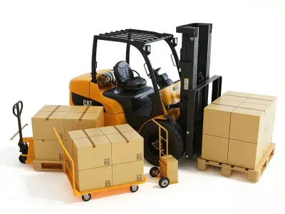 Forklift 3D model